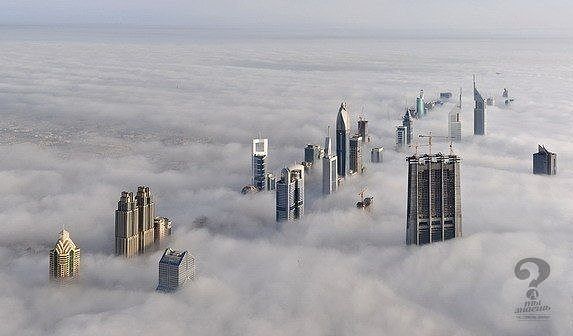 Вид из окон отелей в Дубае